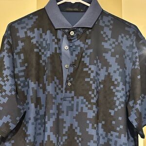 Greyson Foggy Forest Polo - Size Large - Color Maltese Blue - worn once